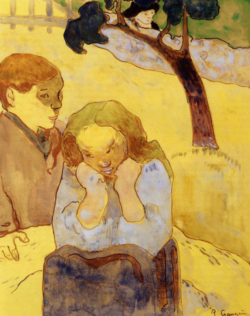 Human Misery - Paul Gauguin Painting